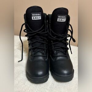 Original S.W.A.T. Tactical black boots in a women's classic 9” size 5